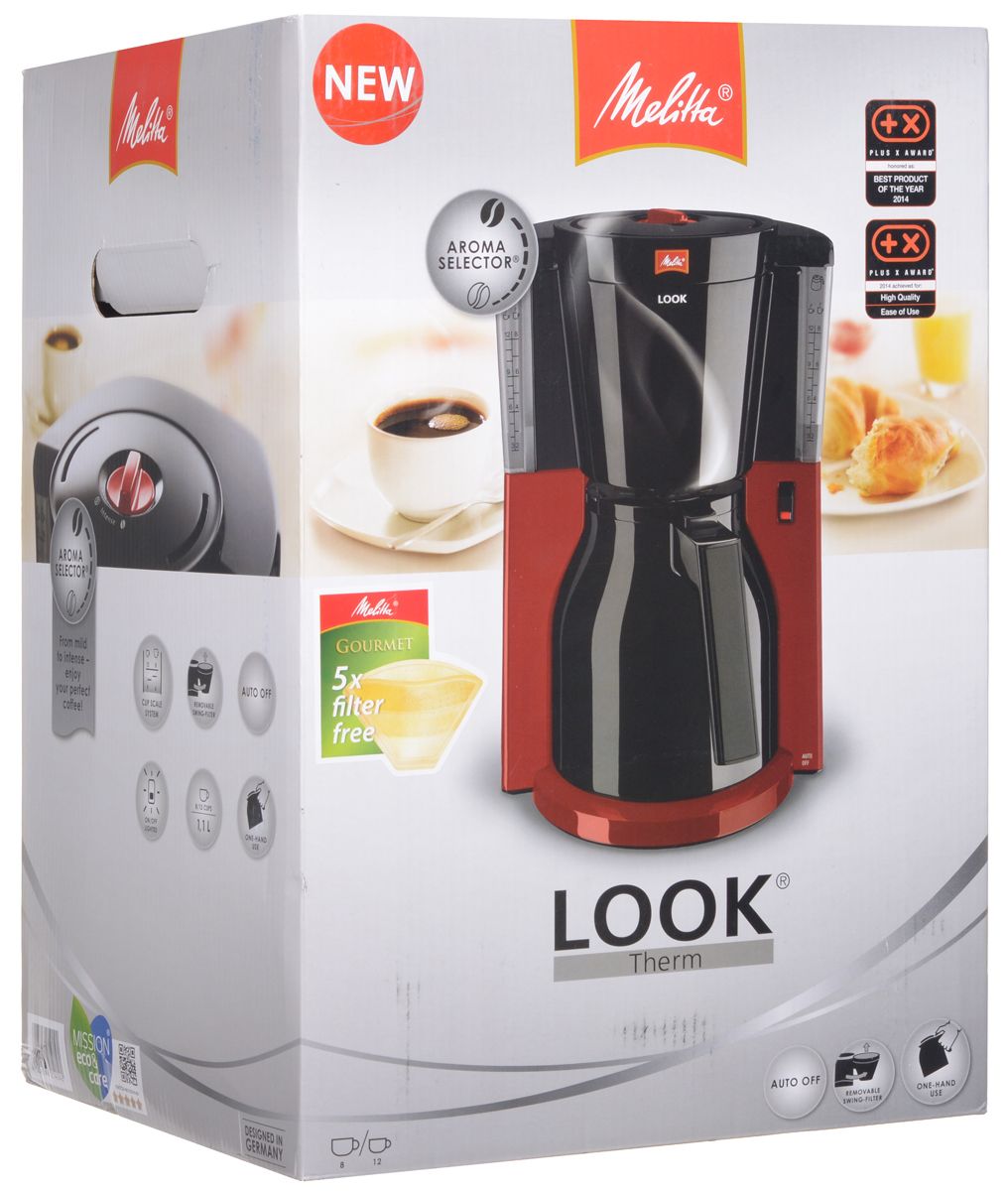   Melitta 21424 Look IV Therm Basic, Red
