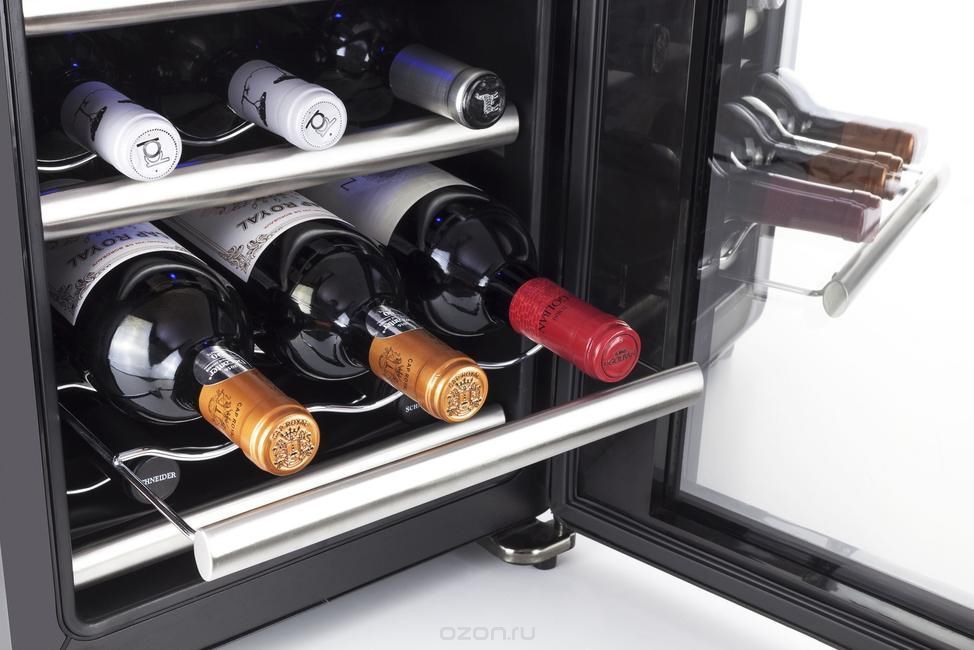   CASO WineCase Red 12, Black Steel