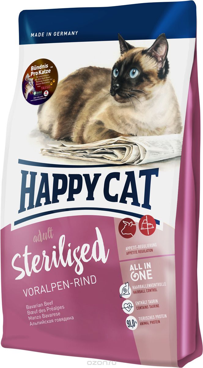   Happy Cat Sterilised,   ,  , 10 