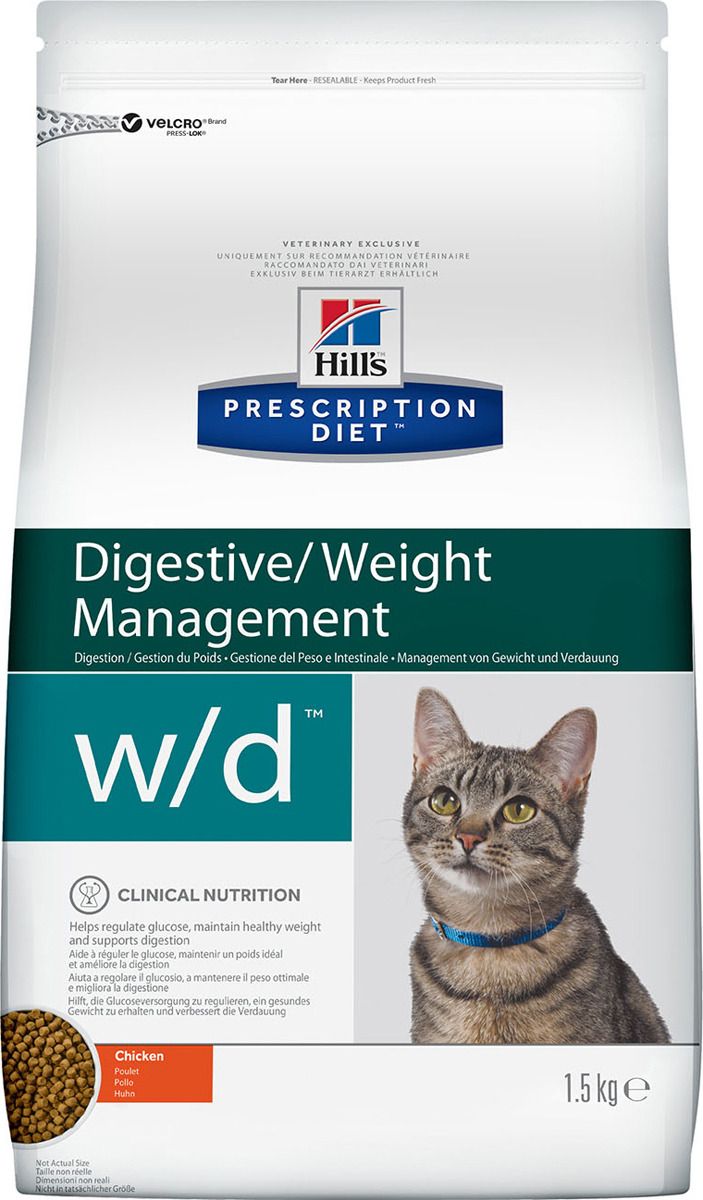   Hill's Prescription Diet w/d Digestive/Weight Management           ,  , 1,5 